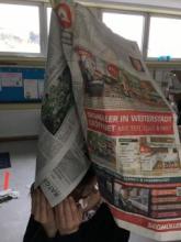 Basteln mit Zeitungen